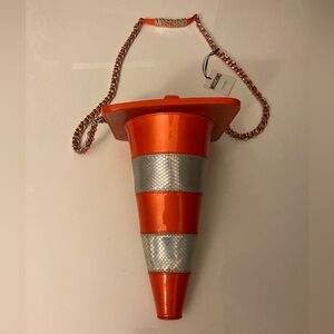 SS16 MOSCHINO COUTURE Jeremy Scott Traffic Cone Shoulder Bag Construction